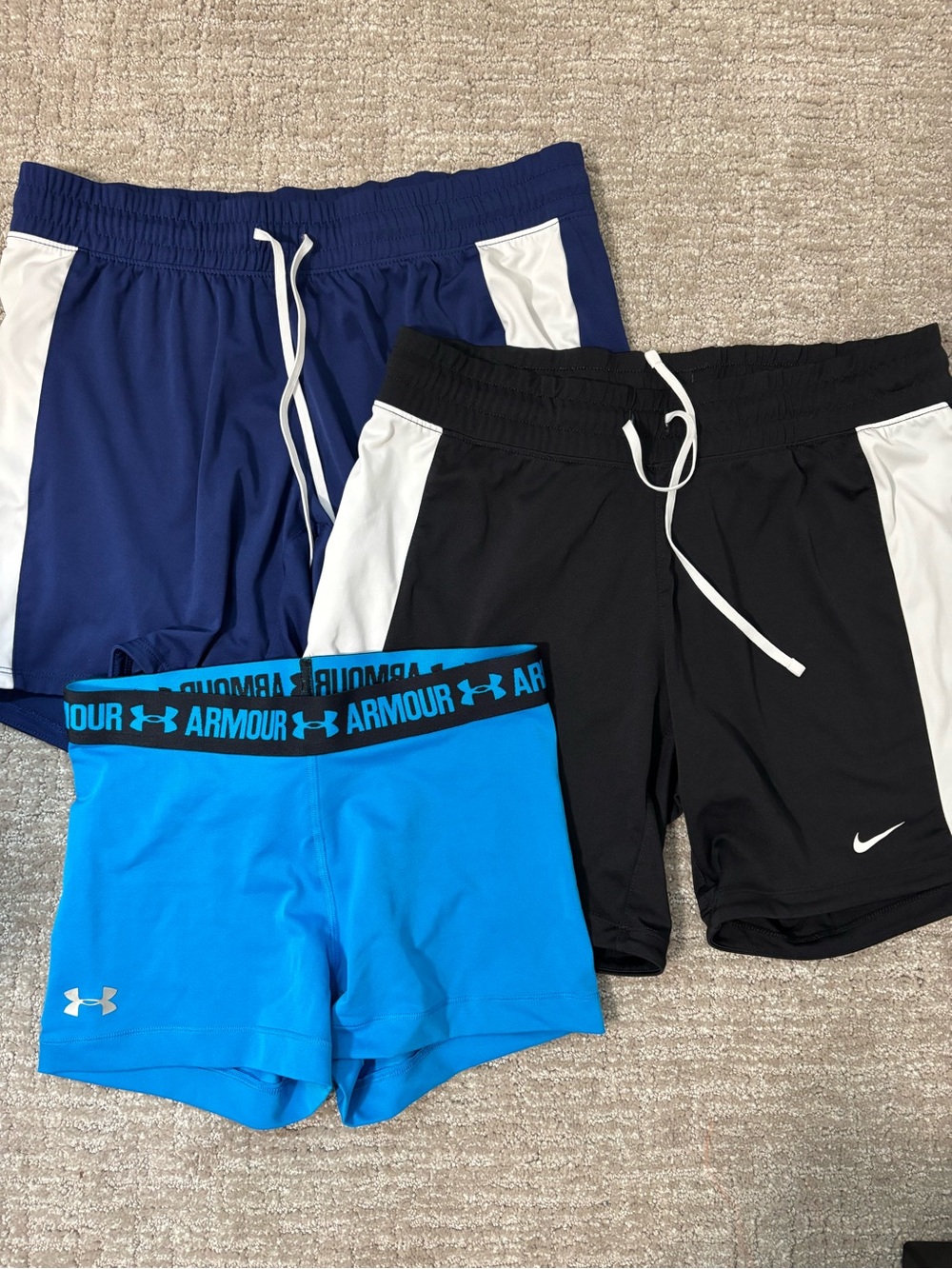 Set of 3 Athletic Shorts